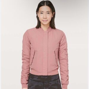 Lululemon reversible quilted bomber jacket size 8